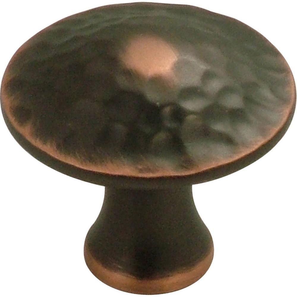 Craftsman 1-1/4 in. Black Iron Cabinet Knob - Super Arbor