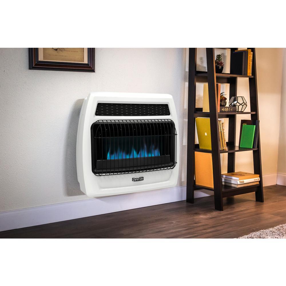 30,000 BTU Blue Flame Vent Free Natural Gas Thermostatic Wall Heater - Super Arbor