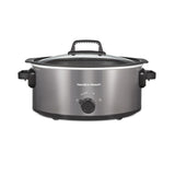 Stovetop Sear and Cook 6 qt. Gray Slow Cooker
