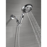 7-Spray 4.8 in. Single Wall Mount Handheld Shower Head in Chrome