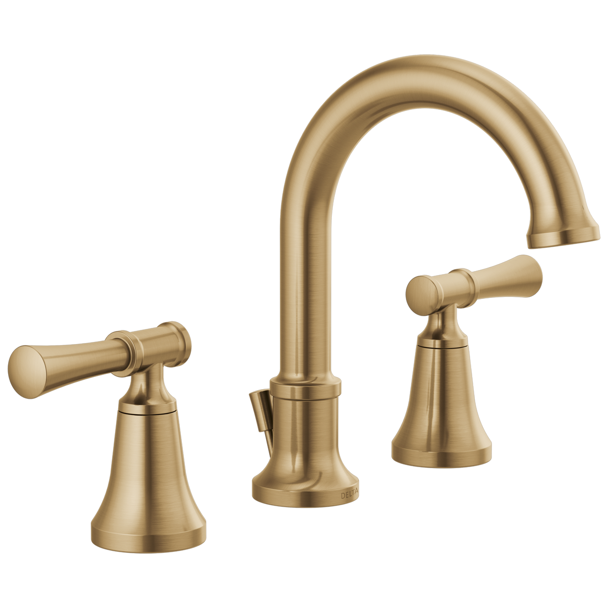 Delta Chamberlain 8 in. Widespread Double Handle Bathroom Faucet in Champagne Bronze