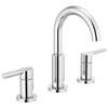 Delta Nicoli J-Spout 8 in. Widespread 2-Handle Bathroom Faucet in Chrome