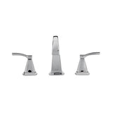 Delta Flynn Chrome 2-Handle Widespread WaterSense Bathroom Sink Faucet with Drain