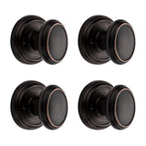 Prestige Carnaby Venetian Bronze Hall/Closet Door Knob (4-Pack) - Super Arbor