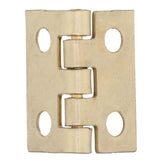3/4 in. x 11/16 in. Bright Brass Middle Hinges