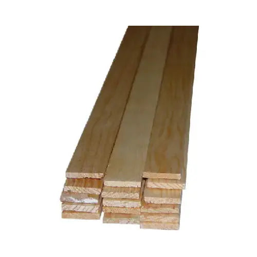 Alexandria Moulding 1/4 in. H x 8 ft. L Unfinished Brown Pine Molding