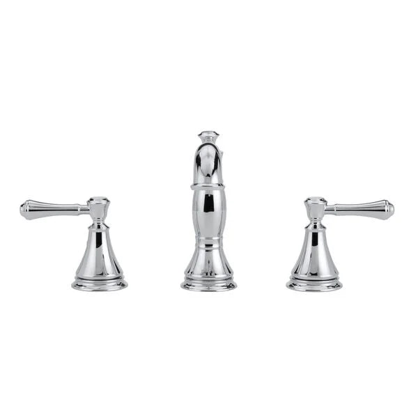 Delta Cassidy Chrome 2‑Handle Widespread WaterSense Bathroom Sink Faucet with Drain
