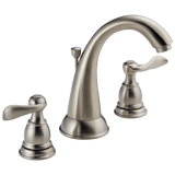 Delta Windemere Brushed Nickel 2-Handle Widespread WaterSense Bathroom Sink Faucet with Drain, 35996LF-BN-ECO
