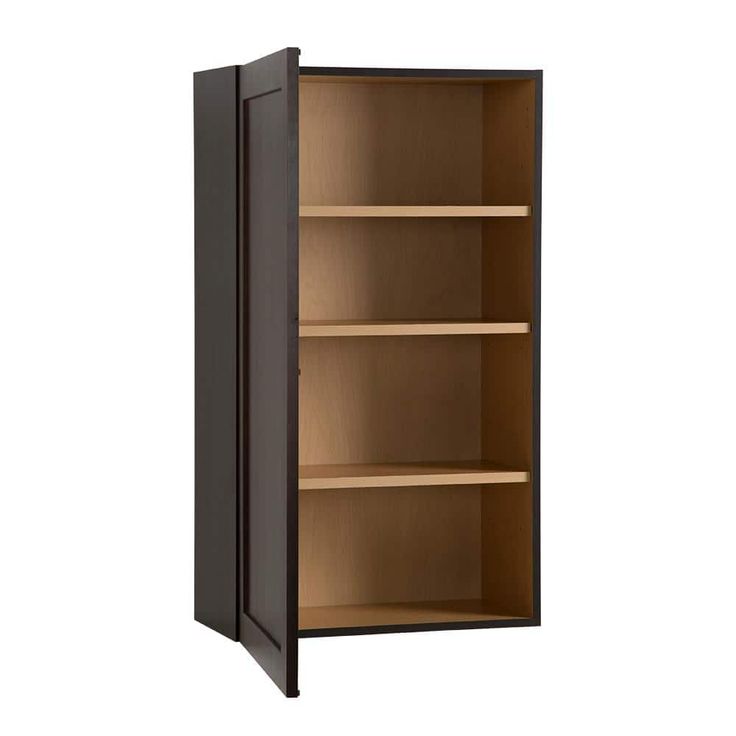 Hampton Bay Edson Shaker Assembled 24x42x12.5 in. Wall Cabinet in Dusk