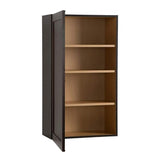 Hampton Bay Edson Shaker Assembled 24x42x12.5 in. Wall Cabinet in Dusk