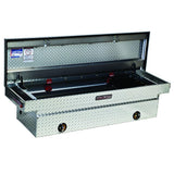 Weather Guard 71.5 in. Diamond Plate Aluminum Full Size Crossbed Truck Tool Box - Super Arbor