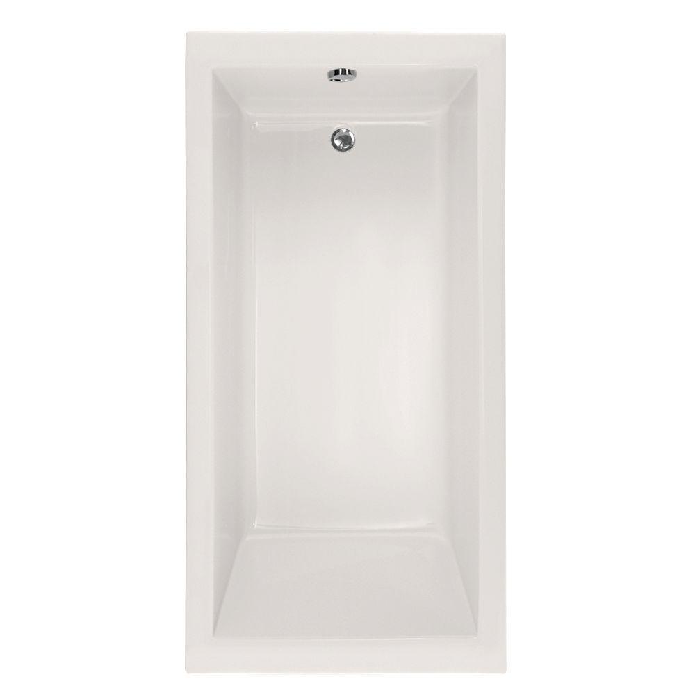 Lindsey 60 in. Acrylic Rectangular Drop-in Air Bath Bathtub in White - Super Arbor
