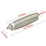 Utopia Alley Nicholas Brushed Nickel Cabinet Center-to-Center Pull, 5