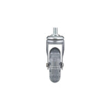 2-15/16 in. Light Grey Swivel Without Brake Threaded Stem Caster, 99.2 lb. Load Rating - Super Arbor