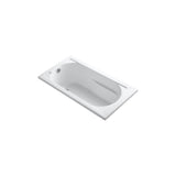 Devonshire 60 in. x 32 in. Acrylic Alcove Bathtub with Integral Apron, Integral Flange and Right-Hand Drain in White - Super Arbor