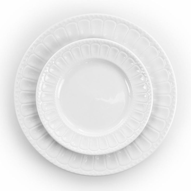 20-Piece Charlotte White Porcelain Dinnerware Set (Service for 4)