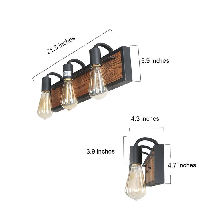 Wayner 3-Light Black Rustic Bathroom Vanity Light Water Pipe Wall Sconce
