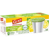 Glad OdorShield 34-Pack 4-Gallon White Plastic Wastebasket Trash Bag