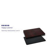 Black/Mahogany Table Top (Set of 3) - Super Arbor