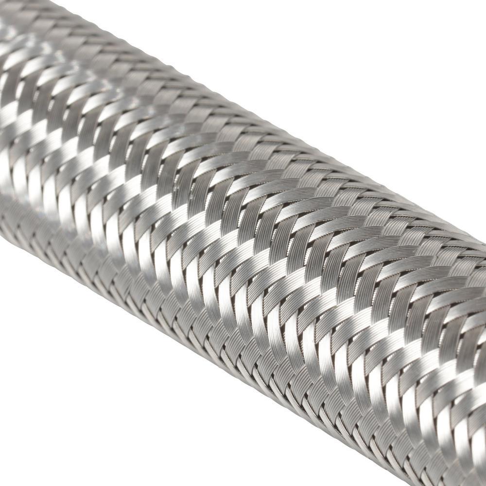 3/4 in. MIP x 7/8 in. Compression x 18 in. Stainless Steel Water Heater Supply Line - Super Arbor