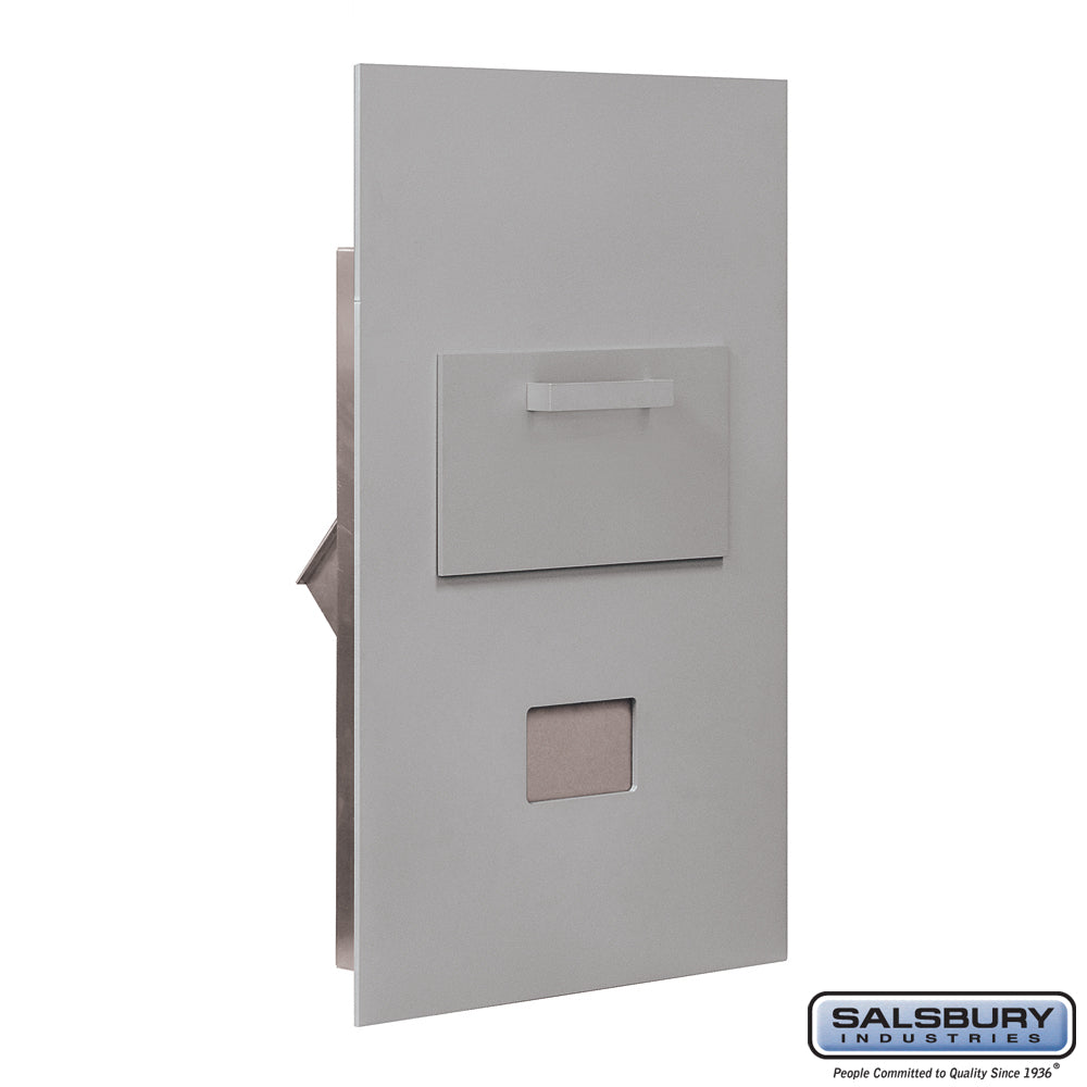 Collection Unit for 6-Door High 4B+ Mailbox Units - Aluminum - Rear Loading - Private Access