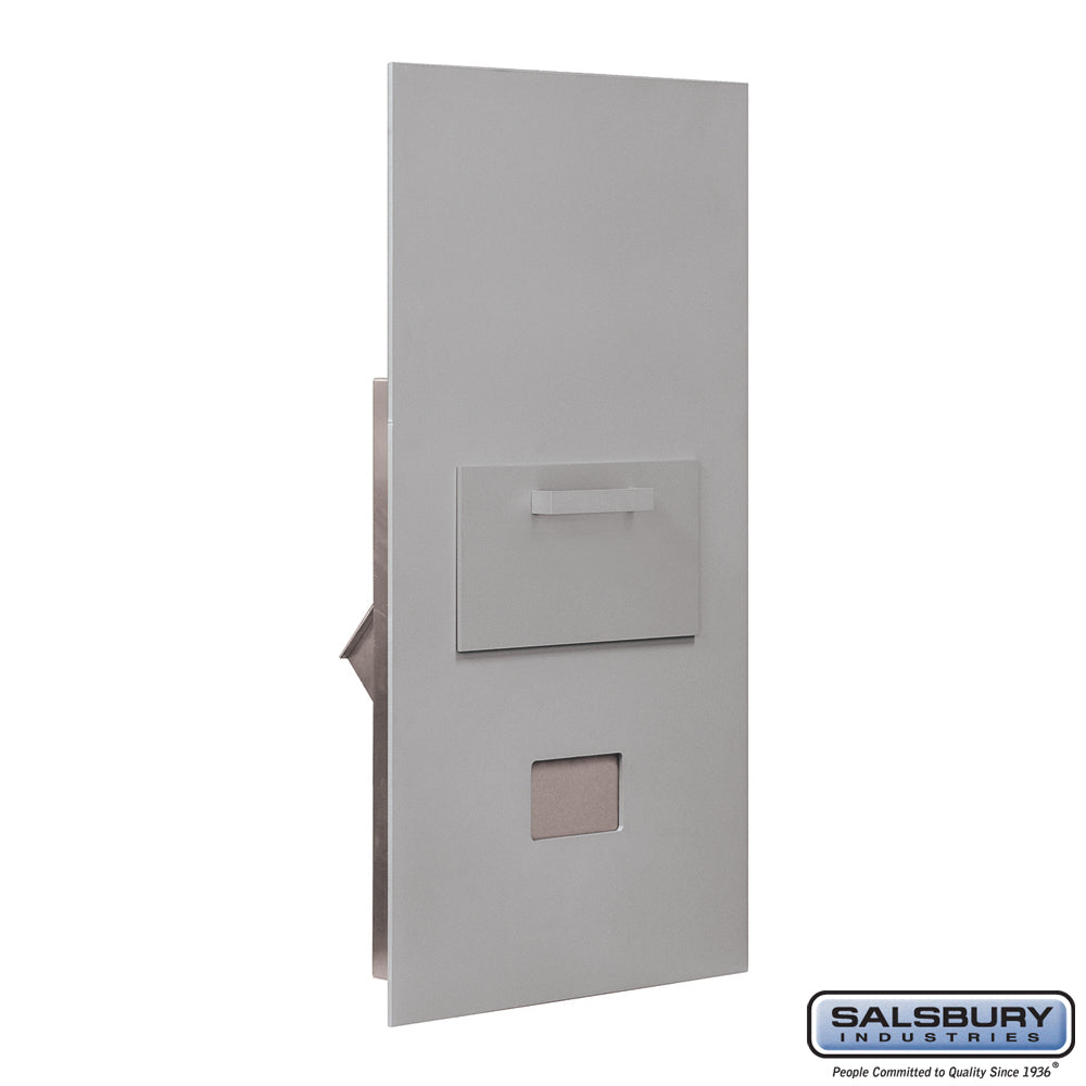 Collection Unit for 7-Door High 4B+ Mailbox Units - Aluminum - Rear Loading - Private Access
