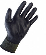 BDG X-Site Coated Gloves XL - Black Polyurethane Palm Dipped