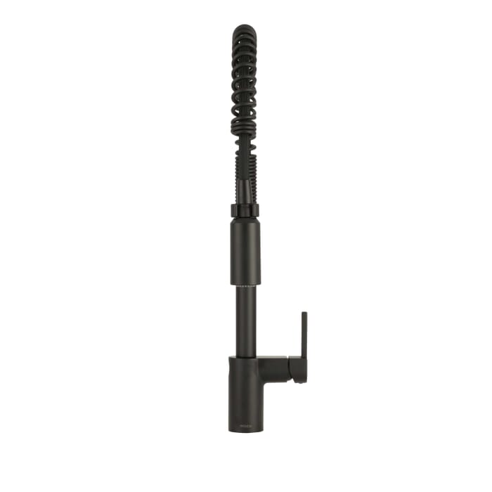 Moen Align Matte Black MotionSense Wave One-Handle High-Arc Pre-Rinse Pulldown Kitchen Faucet, 1.5 GPM, 5923EWBL