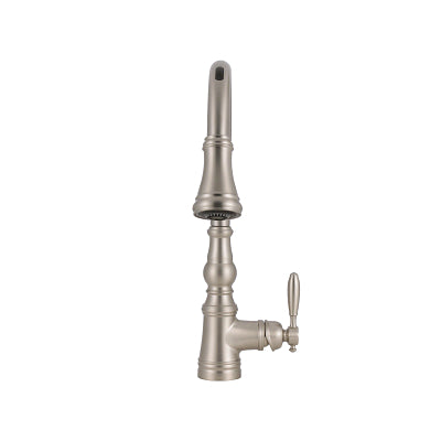 U by Moen Weymouth Single-Handle Pull-Down Sprayer Smart Kitchen Faucet with Voice Control in Spot Resist Stainless