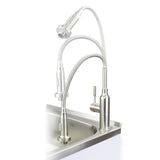 All-in-One 23.6 in. x 19.7 in. x 34.6 in. Stainless Steel Laundry/Utility Sink and Wood Cabinet with Faucet in White - Super Arbor
