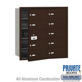 Bronze 4B+ Horizontal Mailbox with 10 B Doors - Private Access