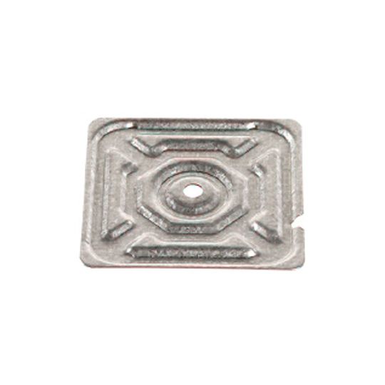 GAF Drill-Tec AccuTrac Recessed Plates, 3 in. Square, Galvalume Steel, Box of 1,000