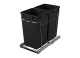 Rev-A-Shelf 27-Quart Plastic Soft Close Pull Out Trash Can