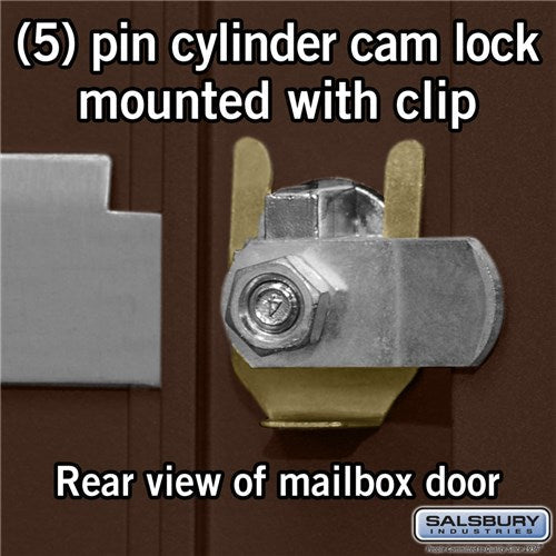 Bronze Rear-Loading Mailbox with 25 A-Size Doors - USPS Approved