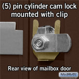 Bronze Rear-Loading Mailbox with 25 A-Size Doors - USPS Approved