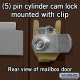 4B+ Horizontal Mailbox with 28 A Doors - Bronze - Rear Loading - Private Access