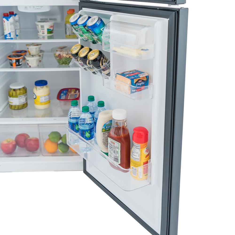 10.1 cu. ft. Top Freezer Refrigerator in Black - Super Arbor