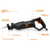 WEN 3630 10 Amp 8-Position Variable Speed Reciprocating Saw
