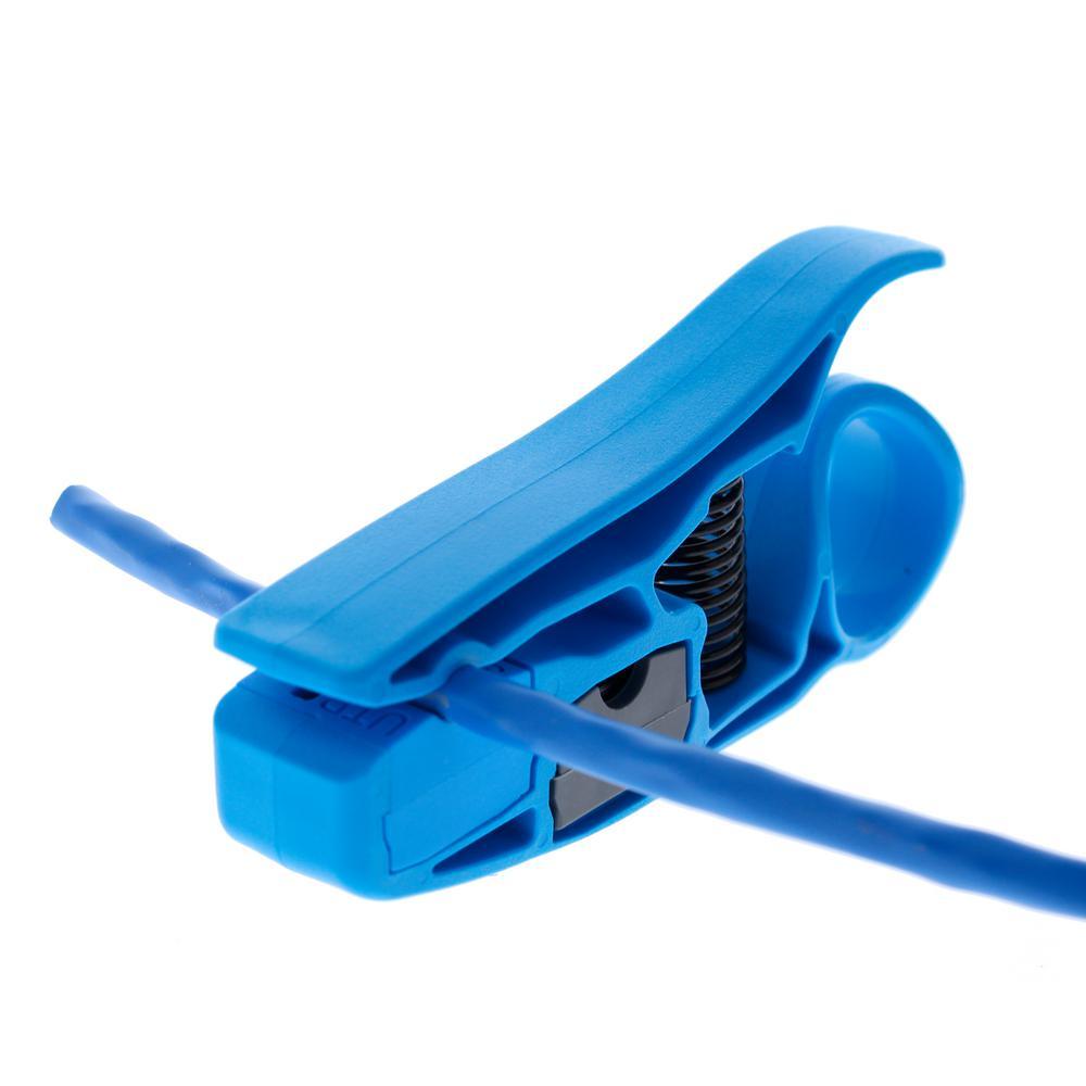 PrepPro Stripper Coax/UTP Cable Stripper, Blue/Gray - Super Arbor