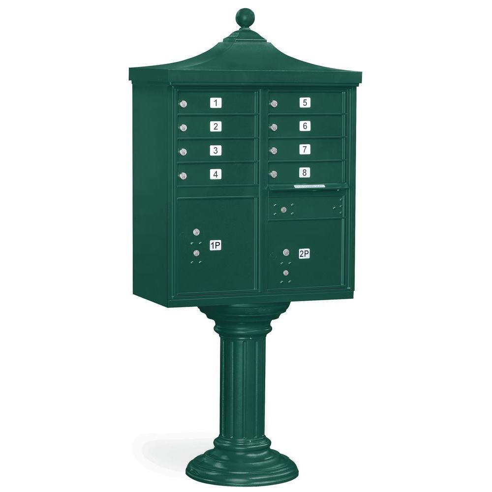 Regency Decorative 12-Compartment Post-Mount Cluster Box Unit - Super Arbor