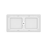 1 ft. x 2 ft. White Integrated LED Flat Light Surface Mount