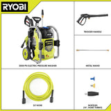 RYOBI 2,000 PSI 1.2 GPM Cold Water Electric Pressure Washer with 12 in. Surface Cleaner