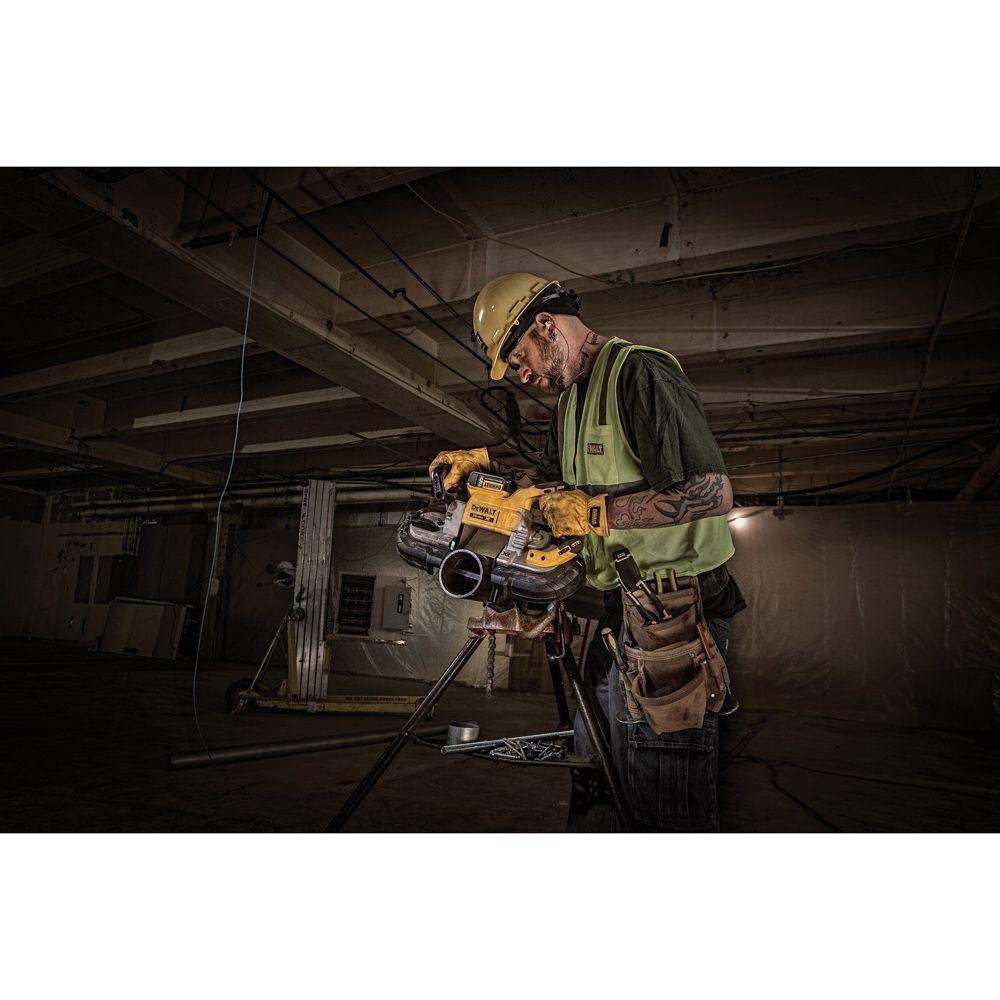 20-Volt MAX Li-Ion Cordless Band Saw(Tool-Only) with Bonus 1-1/2 in. Die Grinder(Tool-Only), Battery 5Ah, Charger & Bag - Super Arbor