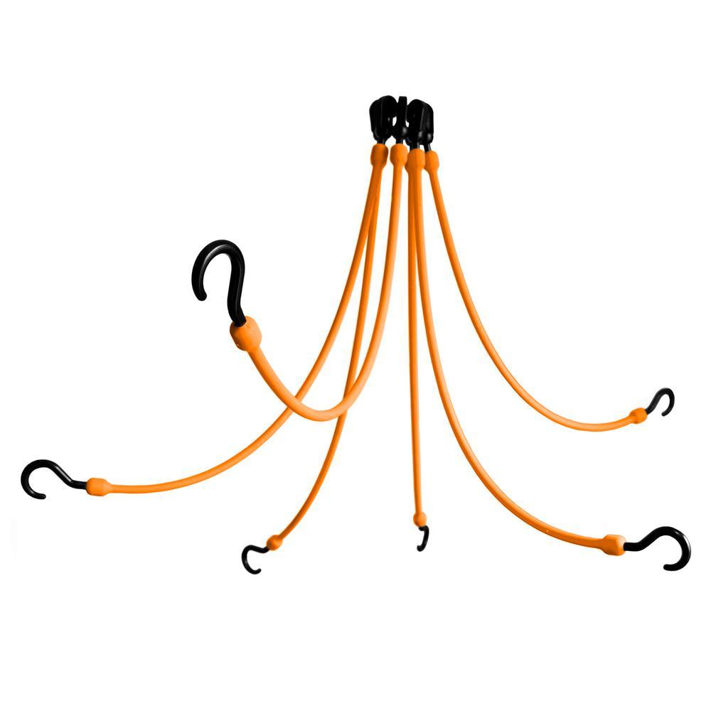 24 in. 6-Arm Flex-Web in Safety Orange - Super Arbor