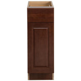 Benton Assembled 12x34.5x24.5 in. Base Cabinet with Soft Close Full Extension Drawer in White - Super Arbor