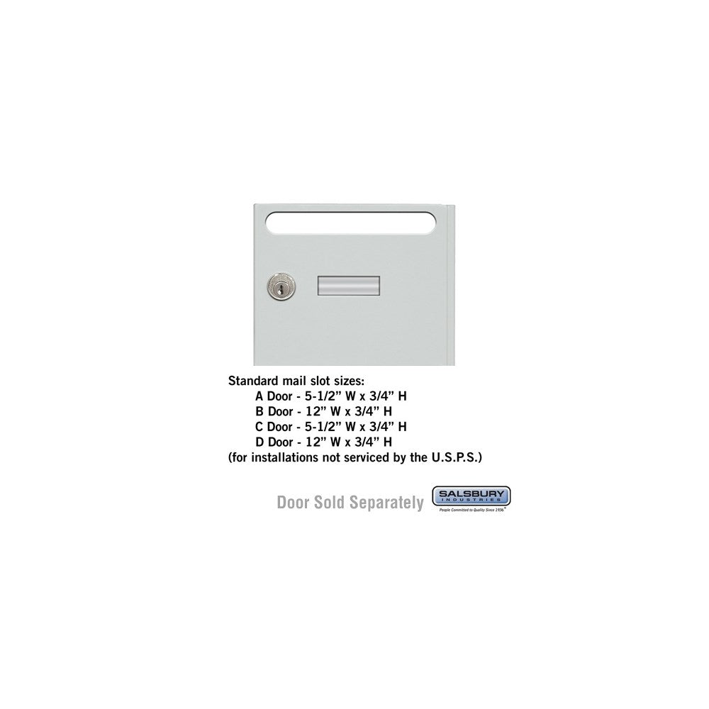 Mail Slot Option for 4B+ Horizontal Mailbox Door