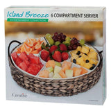 CreativeWare Entertainment Collection 'Island Breeze' 6-Compartment Server