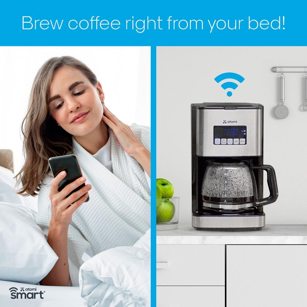 WiFi Smart Coffee Maker, 12 Cup - Super Arbor