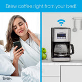 WiFi Smart Coffee Maker, 12 Cup - Super Arbor