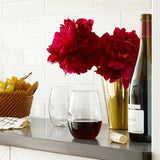 16 oz. Medium Bodied ABS Plastic Red Wine Glass (Set of 4)